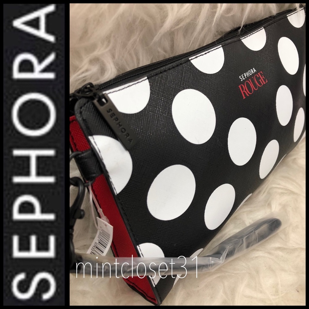 🆕 Sephora Rouge Clutch Bag - Picture 2 of 9